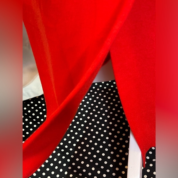 NWT Gretchen Scott Slimming Red Sailor Skirt Size Lg - Picture 9 of 15